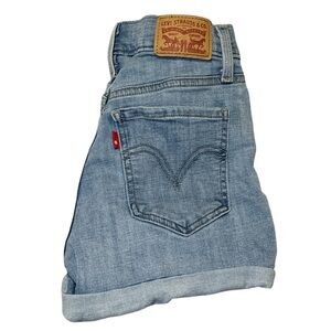 Size 24 Womens Levi Strauss Levis Jean Denim Mid Length Shorts